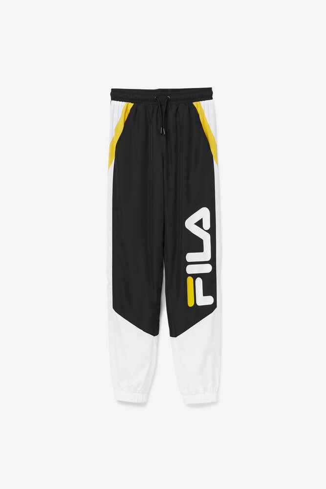 Fila Pants Mens Black/White - Gustavo - Philippines 8091437-PL